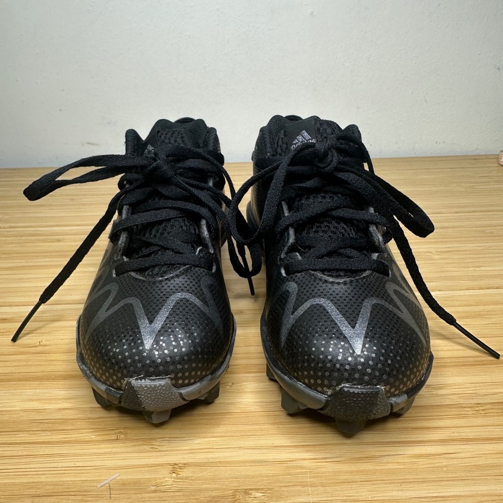Adidas Freak Spark Football Cleats Shoes Youth Boys 12K Black‎ Glitter EUC - Picture 2 of 7